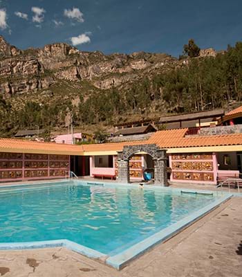 Thermal springs of La Calera in the Colca Canyon